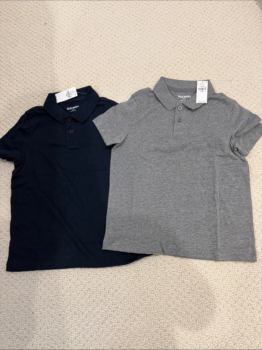 Old Navy Boys Polo Set in Navy and Gray